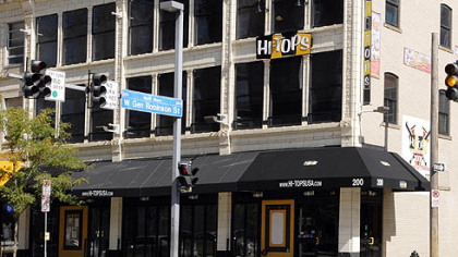 Hi-Tops Sports Bar at 200 Federal St. near PNC Park closed after business on Sunday.
