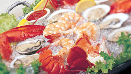The Capital Grille's Shellfish platter