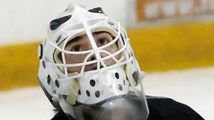No question that Dany Sabourin has his eye on the prize.