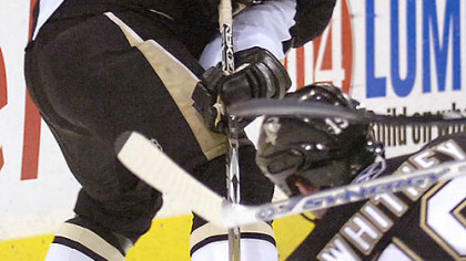 Jason Spezza comparing Sidney Crosby to Washington's Alex Ovechkin and Atlanta's Ilya Kovalchuk:
"He's got a little better vision than those guys. ... Those other two are more explosive-off-the-rush guys. He plays the more traditional centerman, a playmaker."