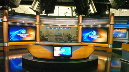 
A window behind the anchor desk is one of the distinguishing features of WPXI's new set.