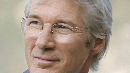 US actor Richard Gere poses for photographers a few hours before receiving the San Sebastian Film Festival''s "Donostia" award in September.