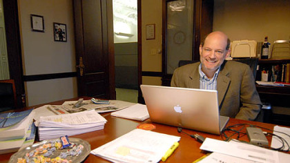 Steve Ritter in his Downtown office.