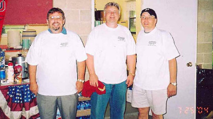The Matta brothers, from left, Dana, Tom and Jim, are North Braddock natives and Ph.D.s. Two of them earned their doctorates after dropping out of high school.