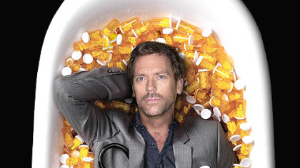 Hugh Laurie as Dr. Greg House.