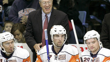 Hall of Famer Al Arbour was invited back to coach the Islanders last night to give him an even 1,500 games in his career.
