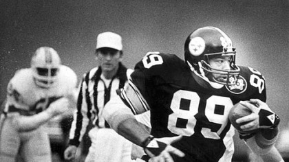 Steelers tight end Bernie Cunningham, 1982.