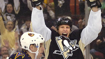 Jordan Staal, struggling to score goals this season, got the Penguins jump-started last night with a goal in the first period against Atlanta at Mellon Arena.