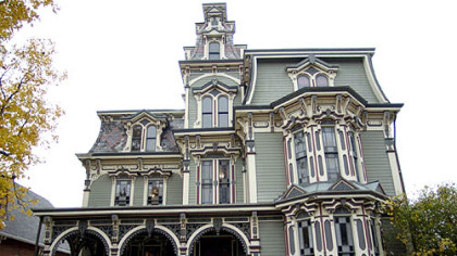 The Montgomery House, an 1880 Victorian-era mansion, is one of the most recognized homes along the old National Road in Washington County. It is on the market for $349,900.